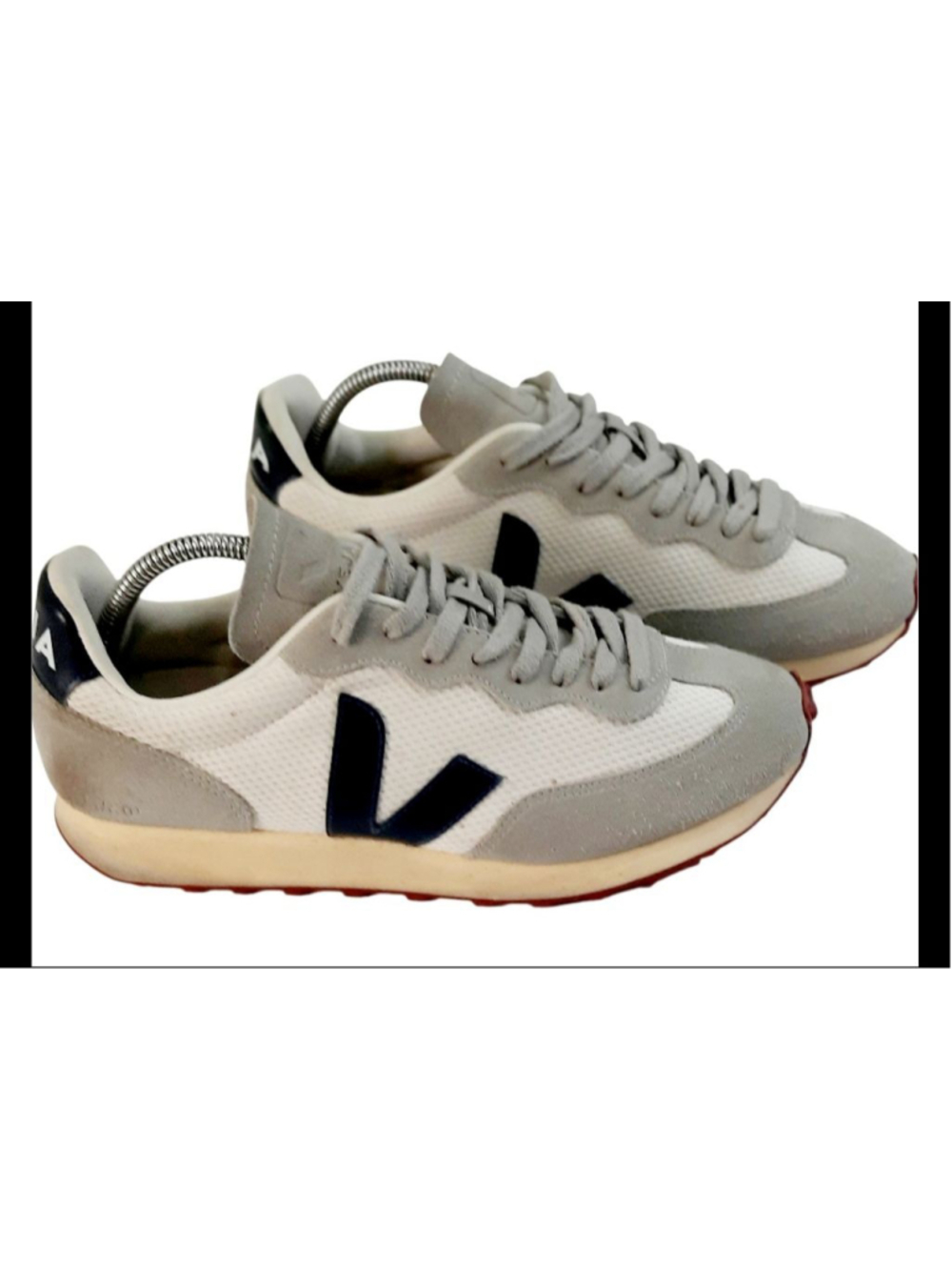 (WMNS) VEJA Rio Branco Vintage Runner 'Grey Navy' RB012866 - Size 9